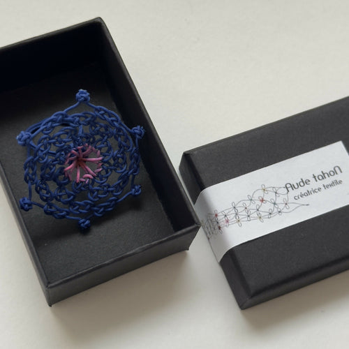 Bague bleue Trèfle | EMPREINTES Paris - EMPREINTES Paris