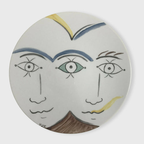 Assiette murale Les trois yeux | EMPREINTES Paris - EMPREINTES Paris