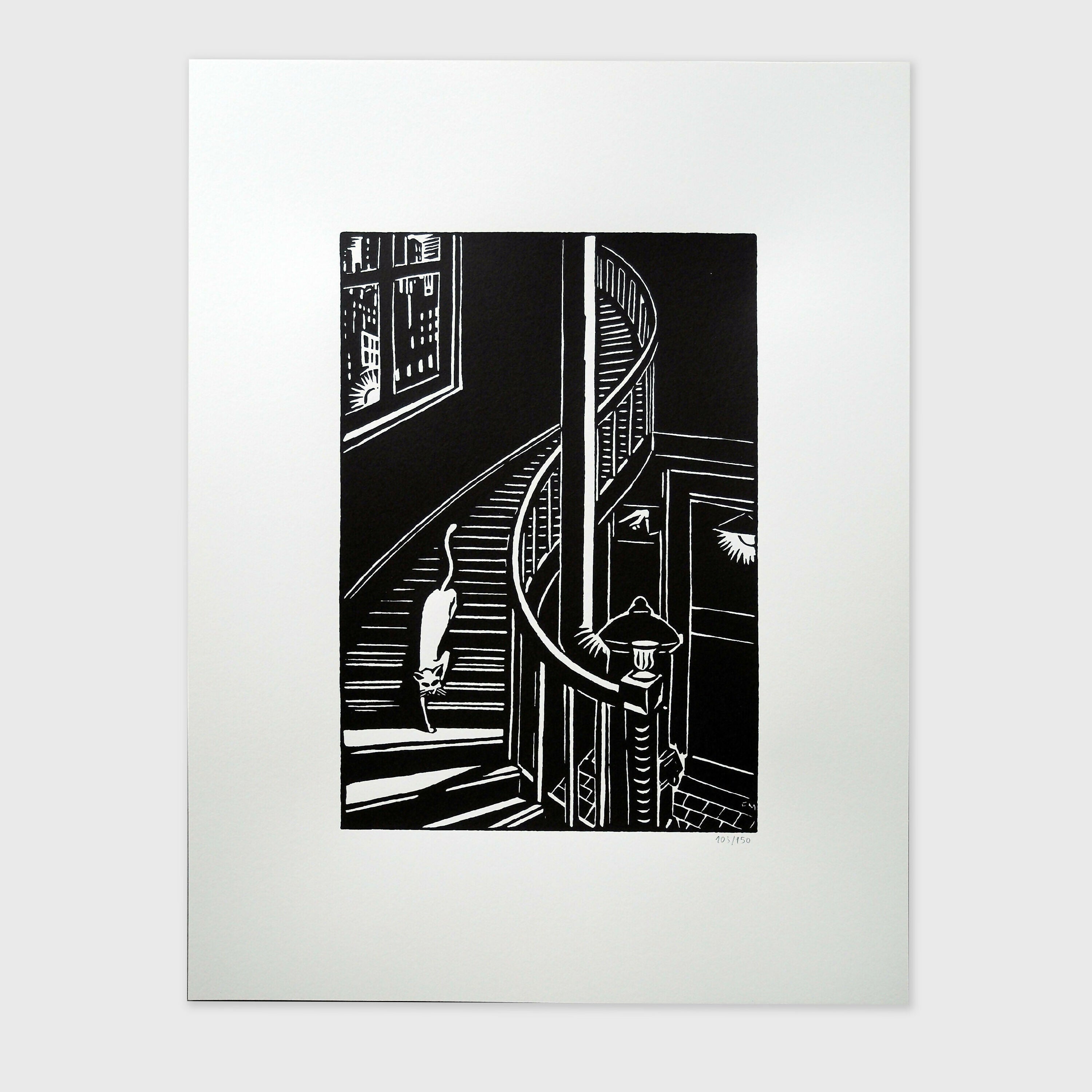 Frans Masereel : Chat dans l