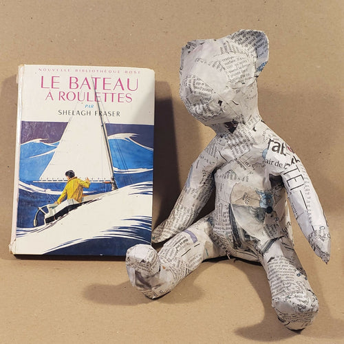 Sculpture papier Ourson assis | EMPREINTES Paris - EMPREINTES Paris