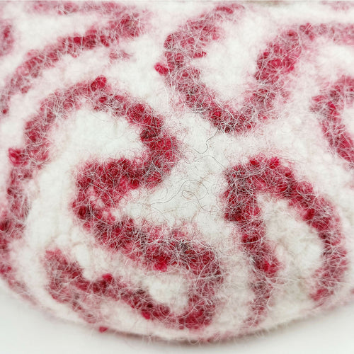 vide_poche_oursin_ecru_decor_ondulant_rouge_en_feutre_de_laine_atelier_lanzetta copie | EMPREINTES Paris - EMPREINTES Paris