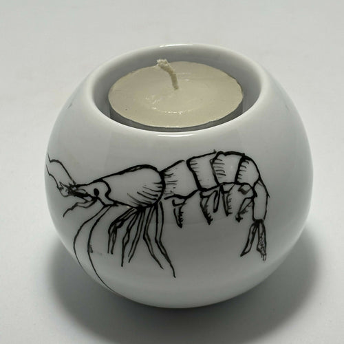 Bougeoir boule OCÉAN crevette | EMPREINTES Paris - EMPREINTES Paris