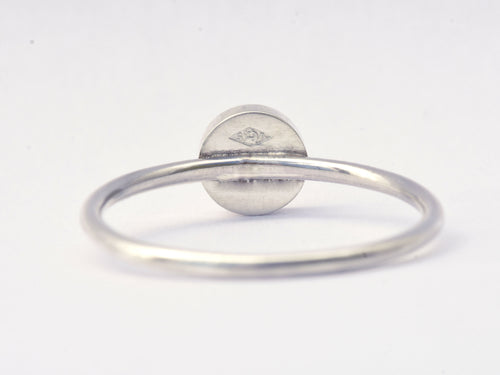 Bague Pastille gravée à la main en argent | EMPREINTES Paris - EMPREINTES Paris