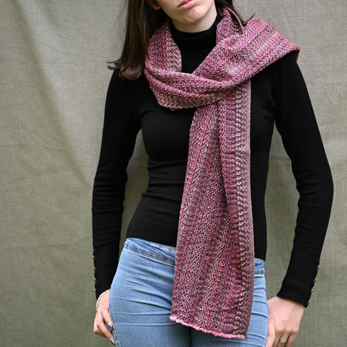 echarpe_rose_antique_creation_tissages_francois_vieillard copie | EMPREINTES Paris - EMPREINTES Paris