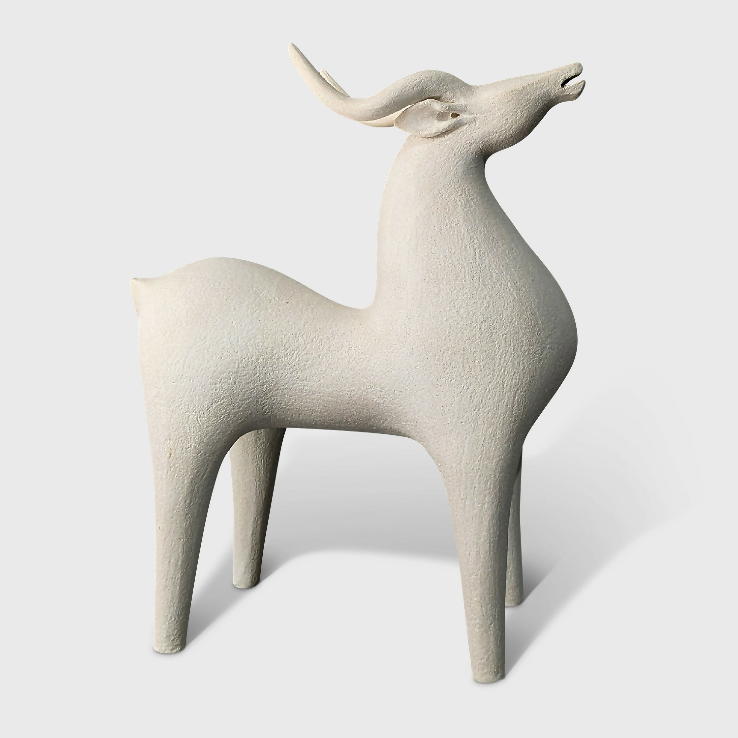 Sculpture Gazelle Blanche Collection Singing | EMPREINTES Paris