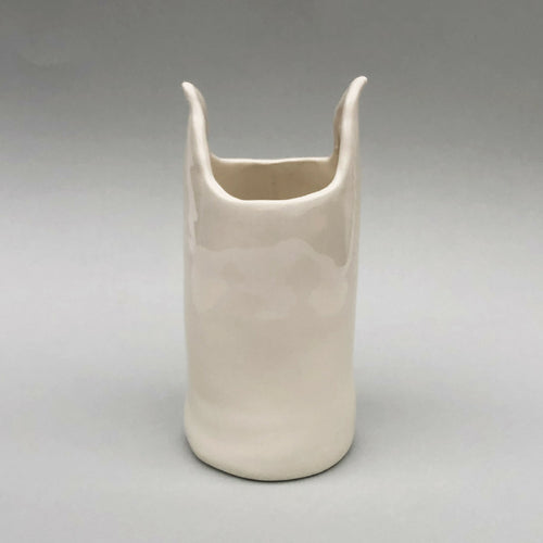 Vase Espionne blanc, moyen modèle | EMPREINTES Paris - EMPREINTES Paris