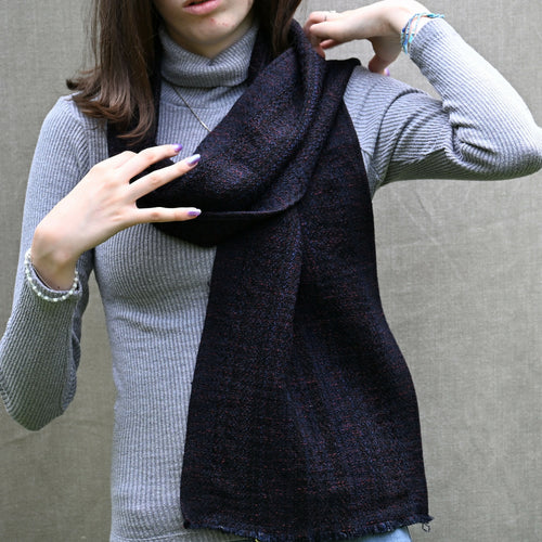 echarpe_noire_de_jais_creation_tissages_francois_vieillard copie | EMPREINTES Paris - EMPREINTES Paris