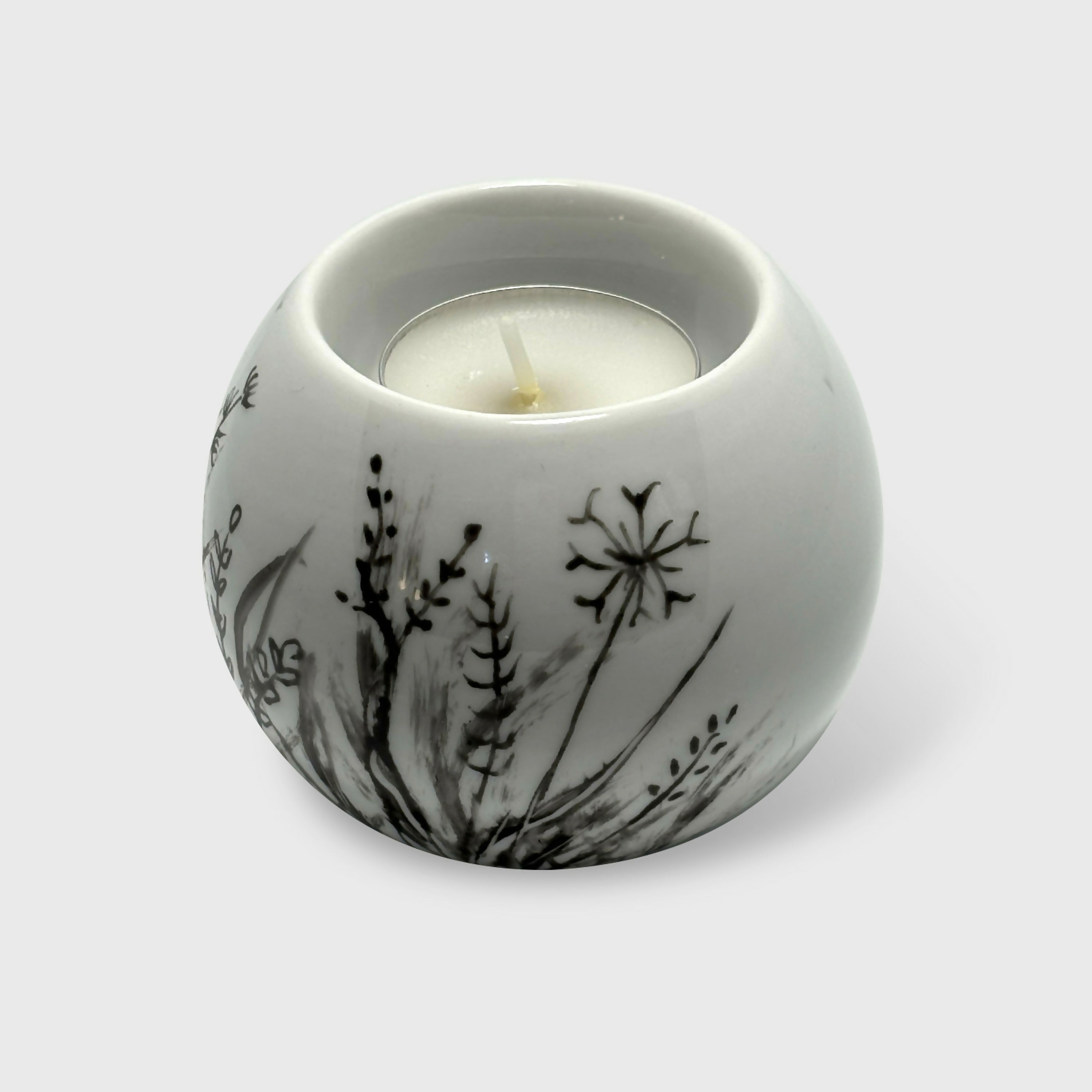 Bougeoir boule HERBES ET FLEURS CHAMPETRES 5 | EMPREINTES Paris