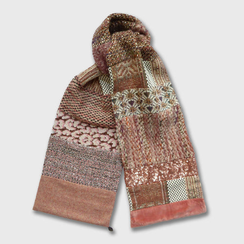 Écharpe hivernale -vieux rose | EMPREINTES Paris - EMPREINTES Paris