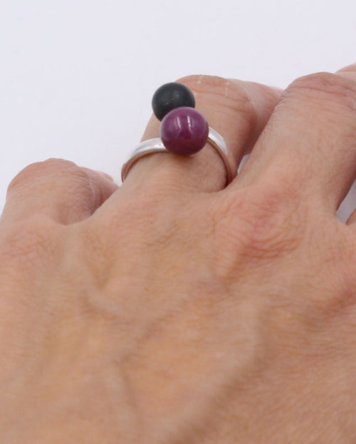andreani-creations-bague-duo-cerise-noir-andreani_andreani-renaud-1 | EMPREINTES Paris - EMPREINTES Paris