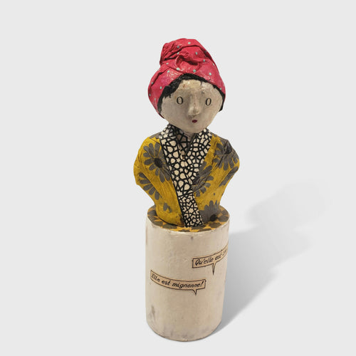 Sculpture papier Elle est mignonne | EMPREINTES Paris - EMPREINTES Paris