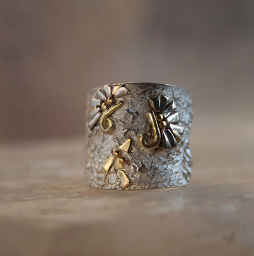 bague_ecriture_ii_piece_unique_t46_en_agent_pur_et_or_sol_billeke copie | EMPREINTES Paris - EMPREINTES Paris