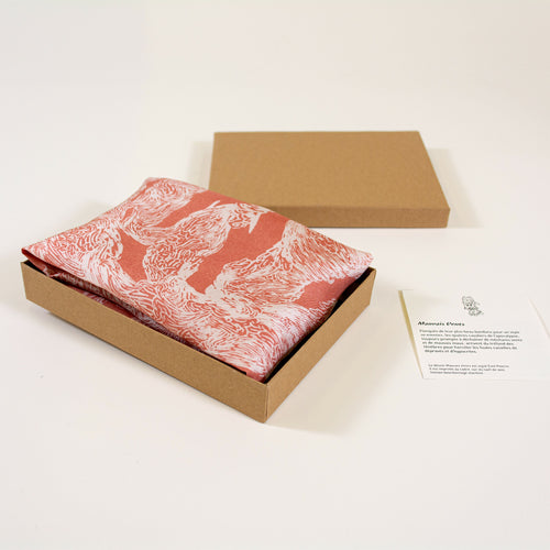 Bandana de Soie Mauvais Vents Rouge - prelude copie | EMPREINTES Paris - EMPREINTES Paris
