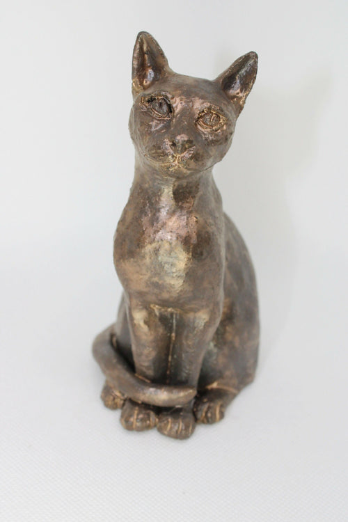 Un mignon petit chat avec un émail effet bronze | EMPREINTES Paris - EMPREINTES Paris