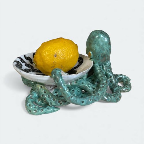 Coupe au poulpe vert bronze | EMPREINTES Paris - EMPREINTES Paris