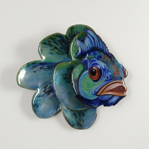 Sculpture poisson Alvin 3D – Pièce murale en émail | EMPREINTES Paris - EMPREINTES Paris