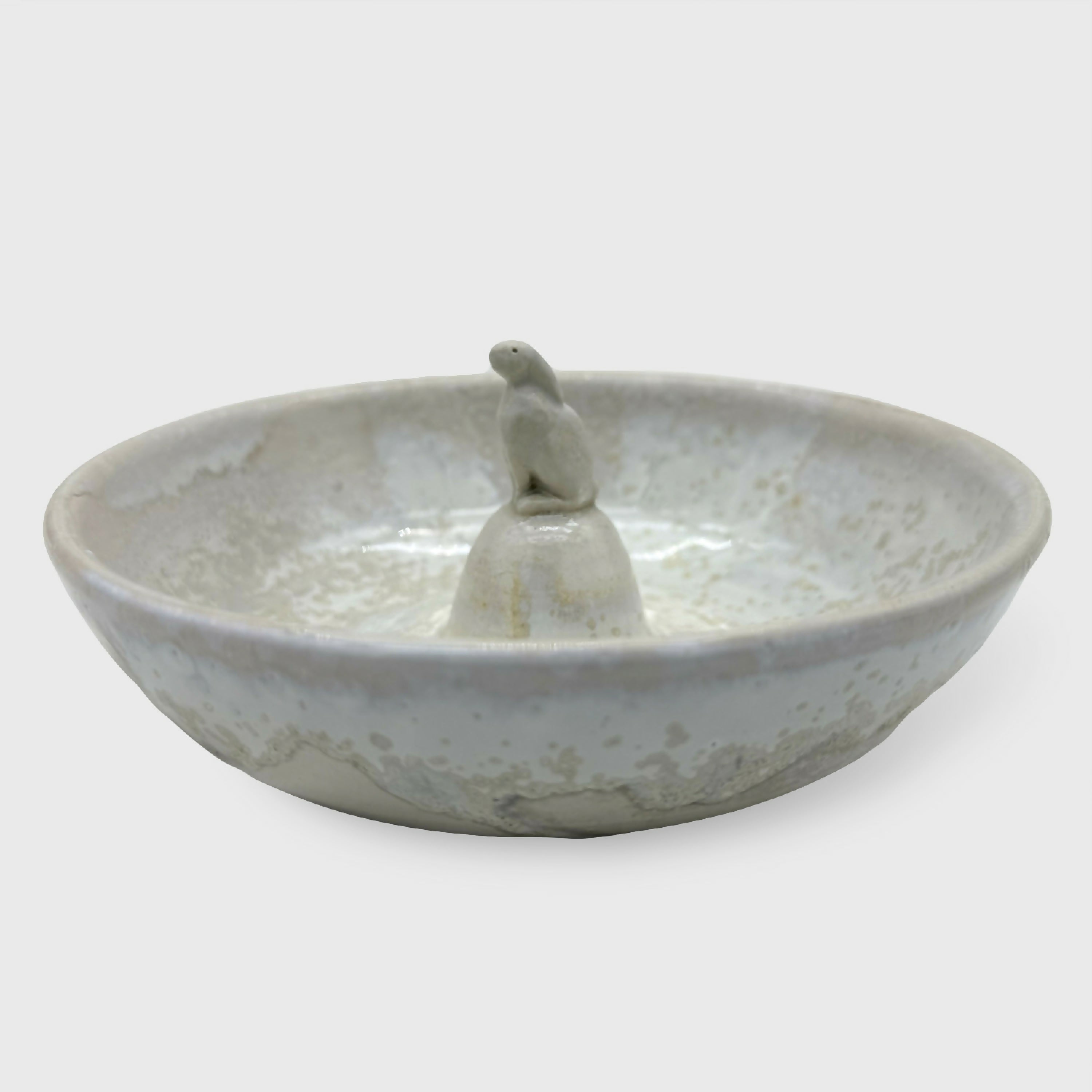 Bol à eau pour chat, lapin blanc | EMPREINTES Paris