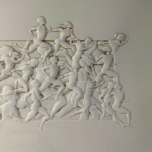 Estampe d'art - La Course II - Version rehausse de dorure | EMPREINTES Paris - EMPREINTES Paris