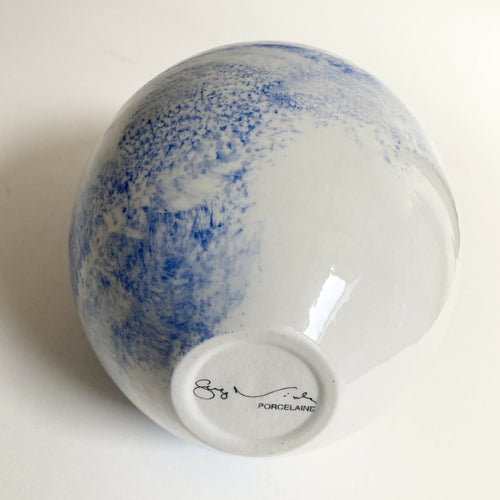 Vase Paysage arboré bleu 4 | EMPREINTES Paris - EMPREINTES Paris