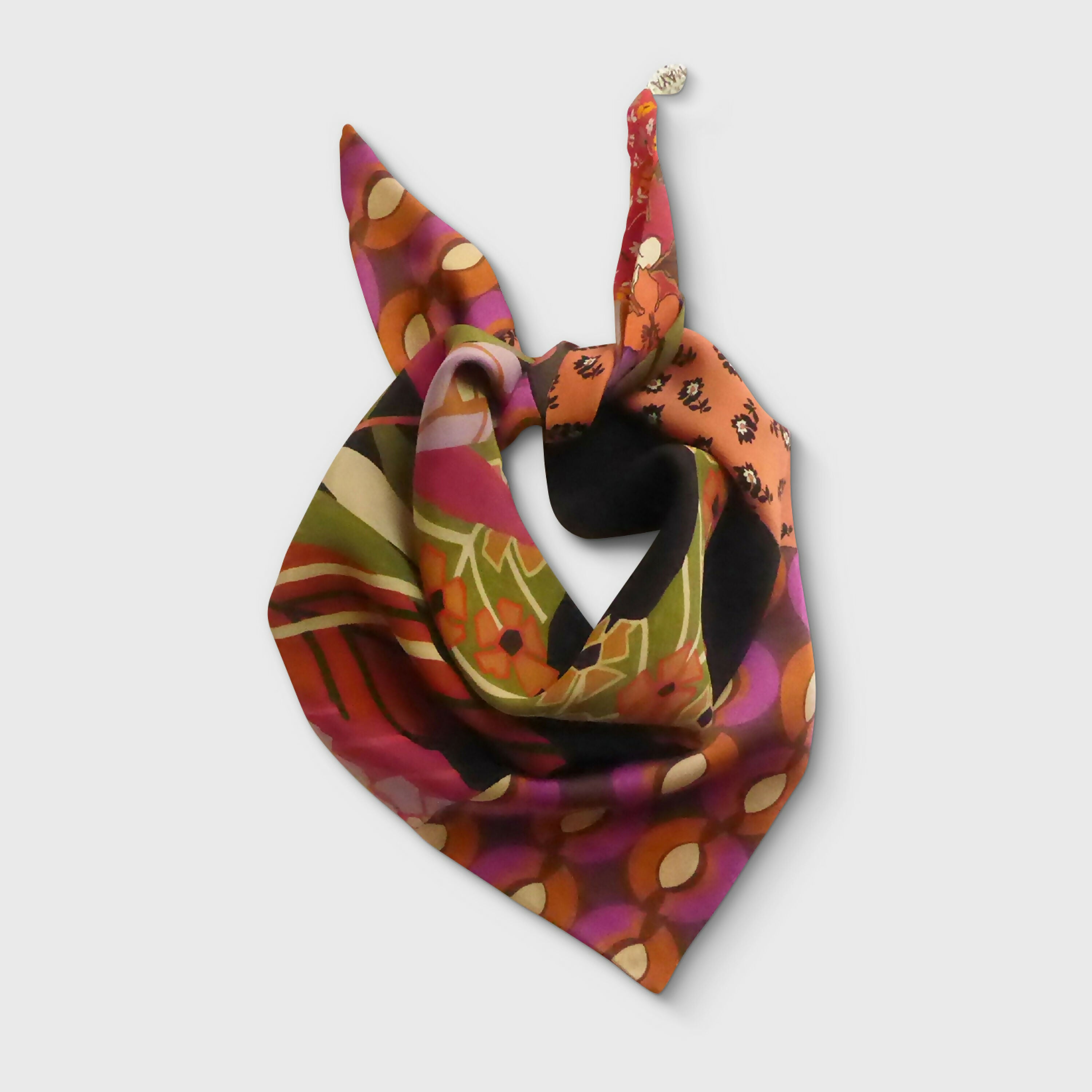 Foulard pointe soie- flower dot | EMPREINTES Paris