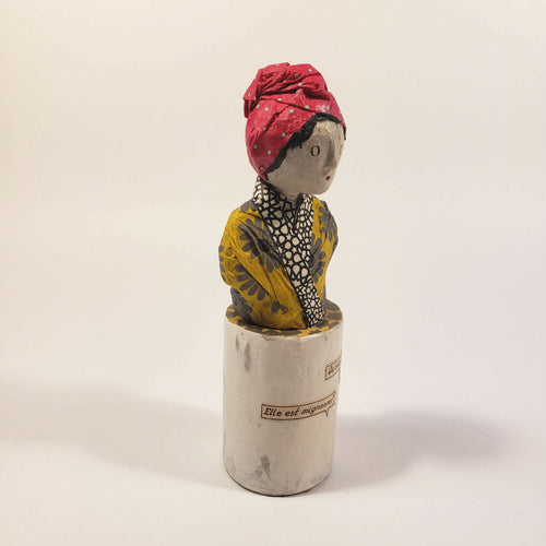 Sculpture papier Elle est mignonne | EMPREINTES Paris - EMPREINTES Paris