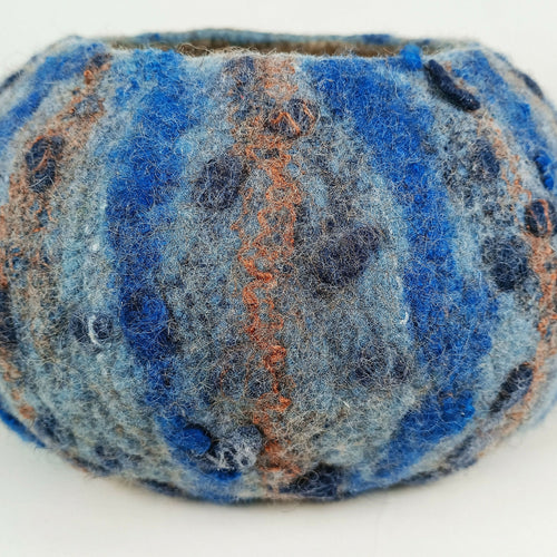 vide_poche_oursin_bleu_et_cuivre_en_feutre_de_laine_atelier_lanzetta copie | EMPREINTES Paris - EMPREINTES Paris