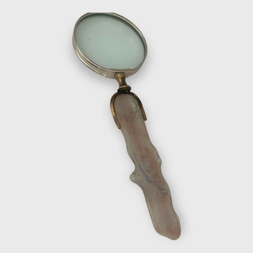 loupe femme aile fée accessoire bureau cadeau homme decoration gris bleu art déco | EMPREINTES Paris - EMPREINTES Paris