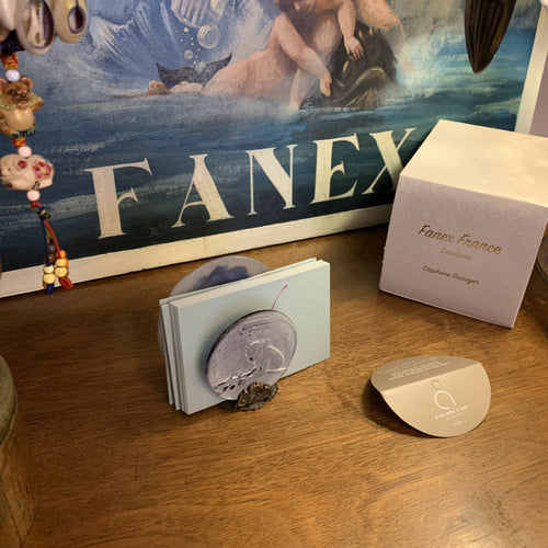 porte carte bleu, joueur billard, art décoratif, cadeau decoration bleu, collection originale, article de bureau, cadeau pour homme, piece unique createur, made in France | EMPREINTES Paris - EMPREINTES Paris