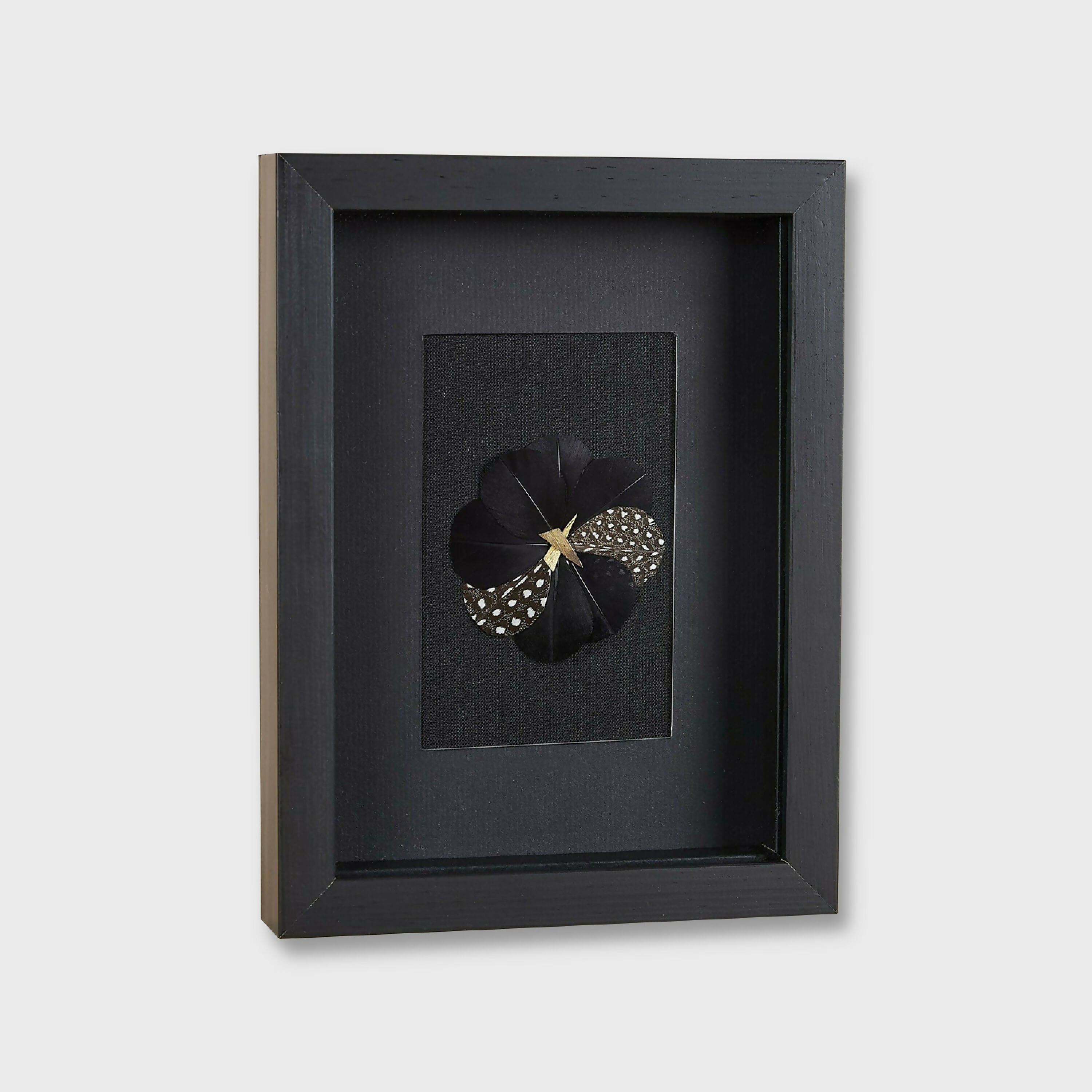 Oeuvre murale Noir et Or , Série VOLUTE | EMPREINTES Paris