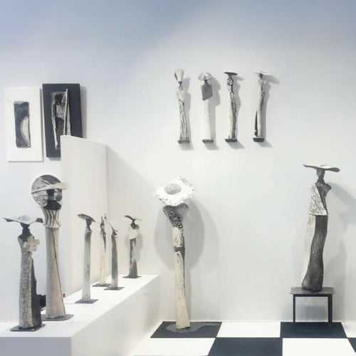 sculpture_noir_et_or_marie_juge_sculpteur_raku copie | EMPREINTES Paris - EMPREINTES Paris