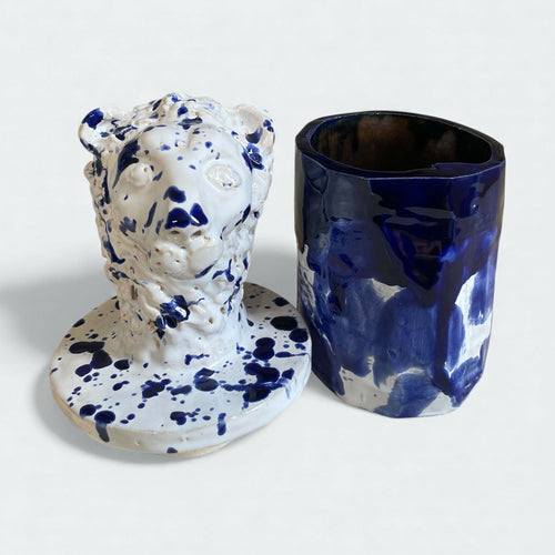 Pot au Lion Bleu de Sèvres | EMPREINTES Paris - EMPREINTES Paris