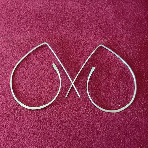 boucle goutte argent - atelier lor copie | EMPREINTES Paris - EMPREINTES Paris