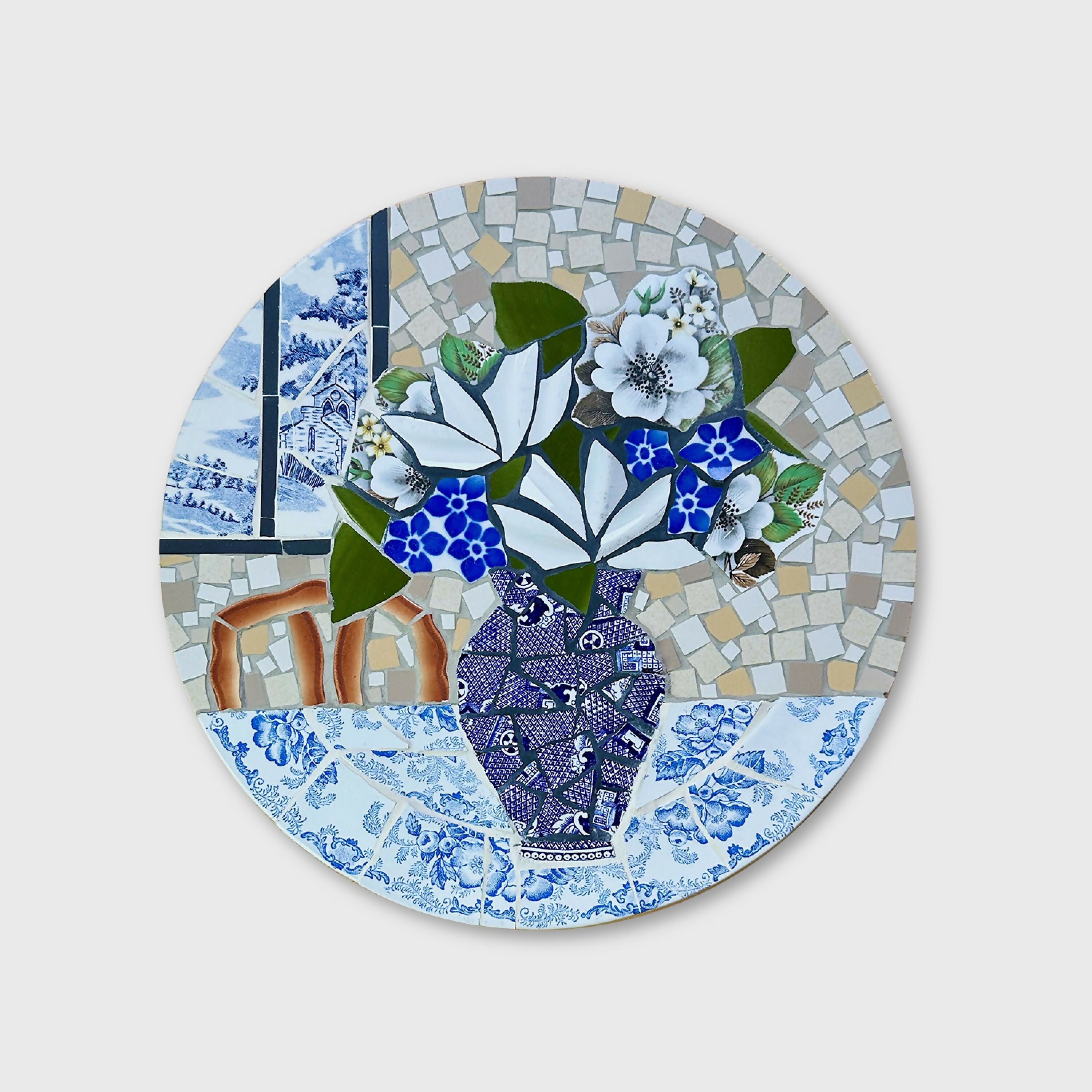 tableau_rond_le_grand_bouquet_anis_et_celadon copie | EMPREINTES Paris