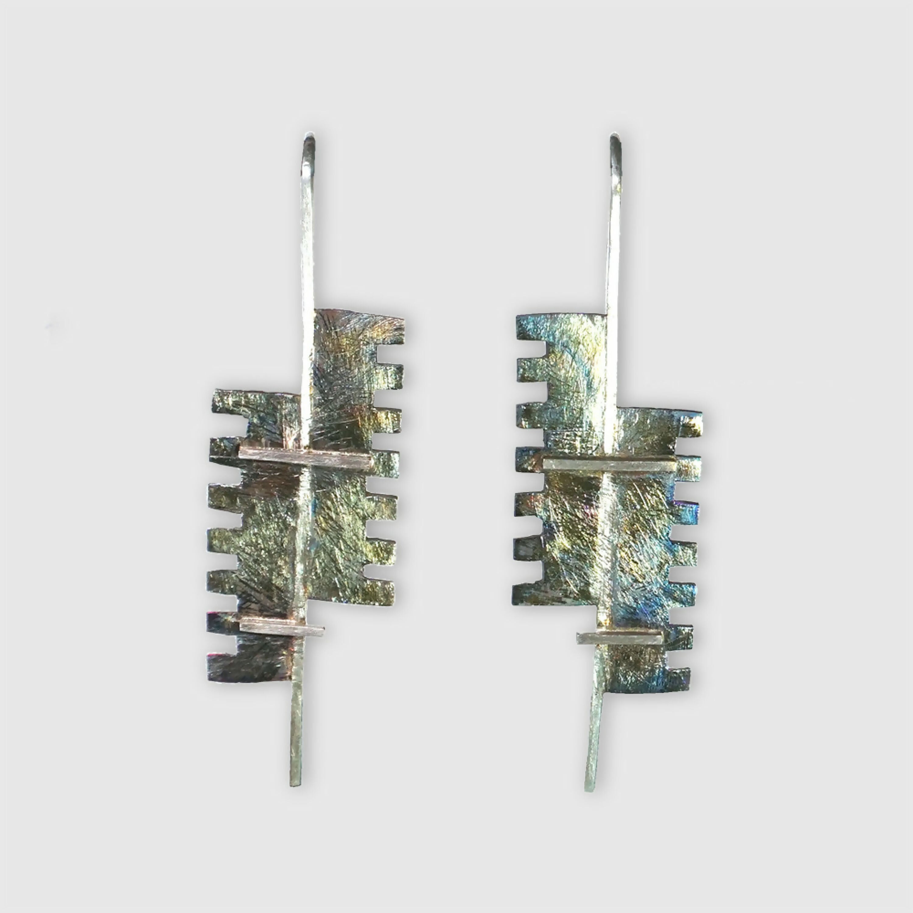 Boucles d’oreilles Argent et Bronze 75 | EMPREINTES Paris