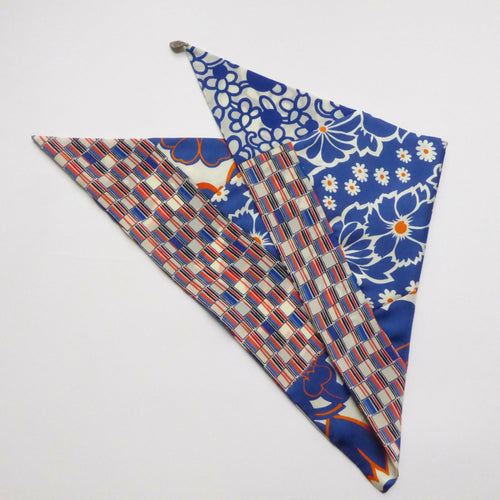 foulard_pointe_soie_pop_bleu_orange_maya_hochman copie | EMPREINTES Paris - EMPREINTES Paris