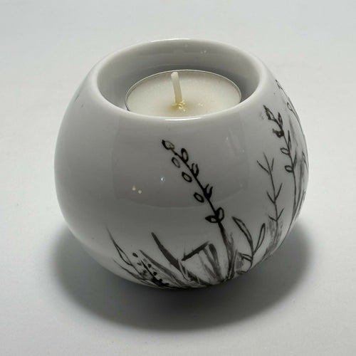 Bougeoir boule HERBES ET FLEURS CHAMPETRES | EMPREINTES Paris - EMPREINTES Paris