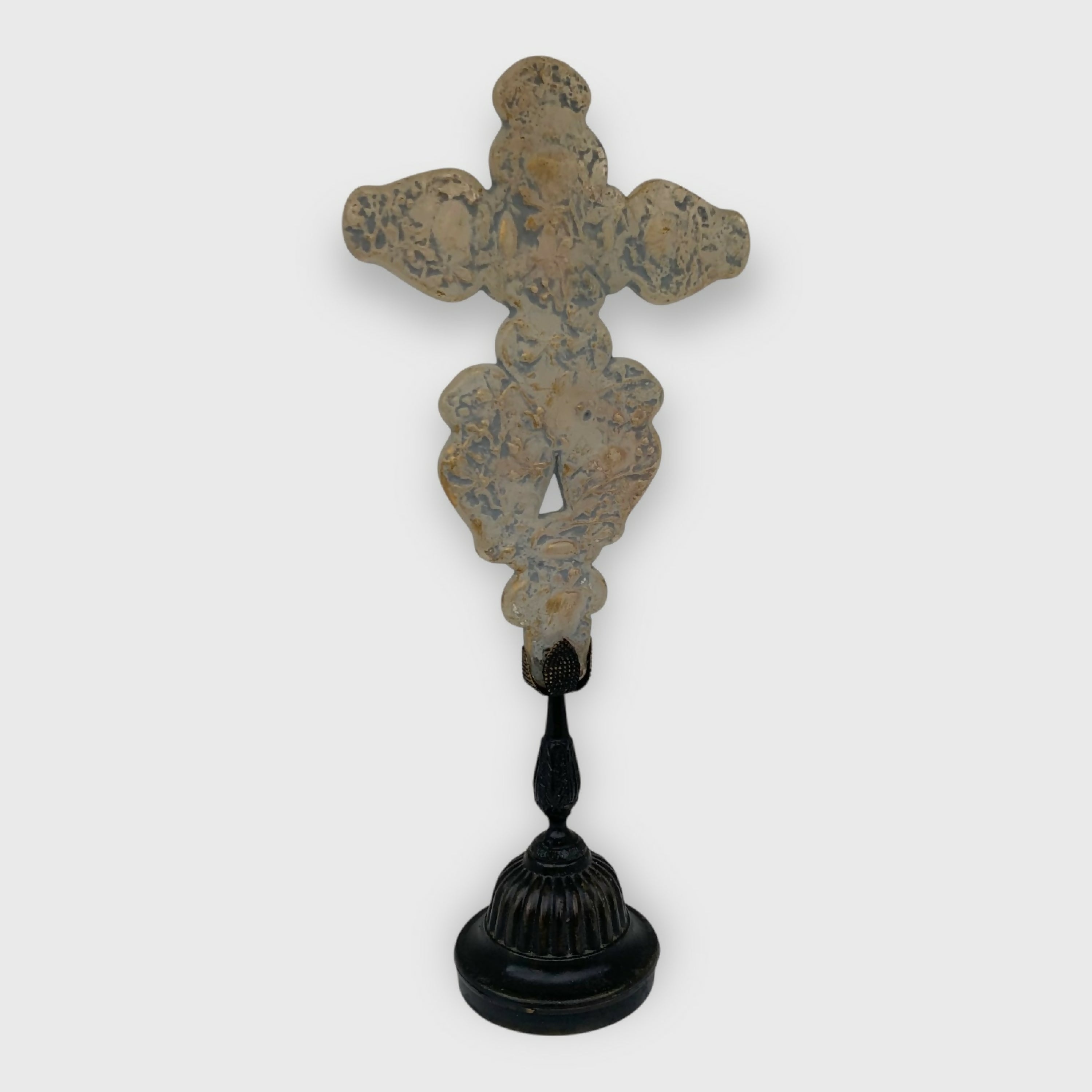 Christus, Christ, religieux, catholique, statue croix, cristal, pâte de verre, symbolique, petite sculpture religieuse | EMPREINTES Paris