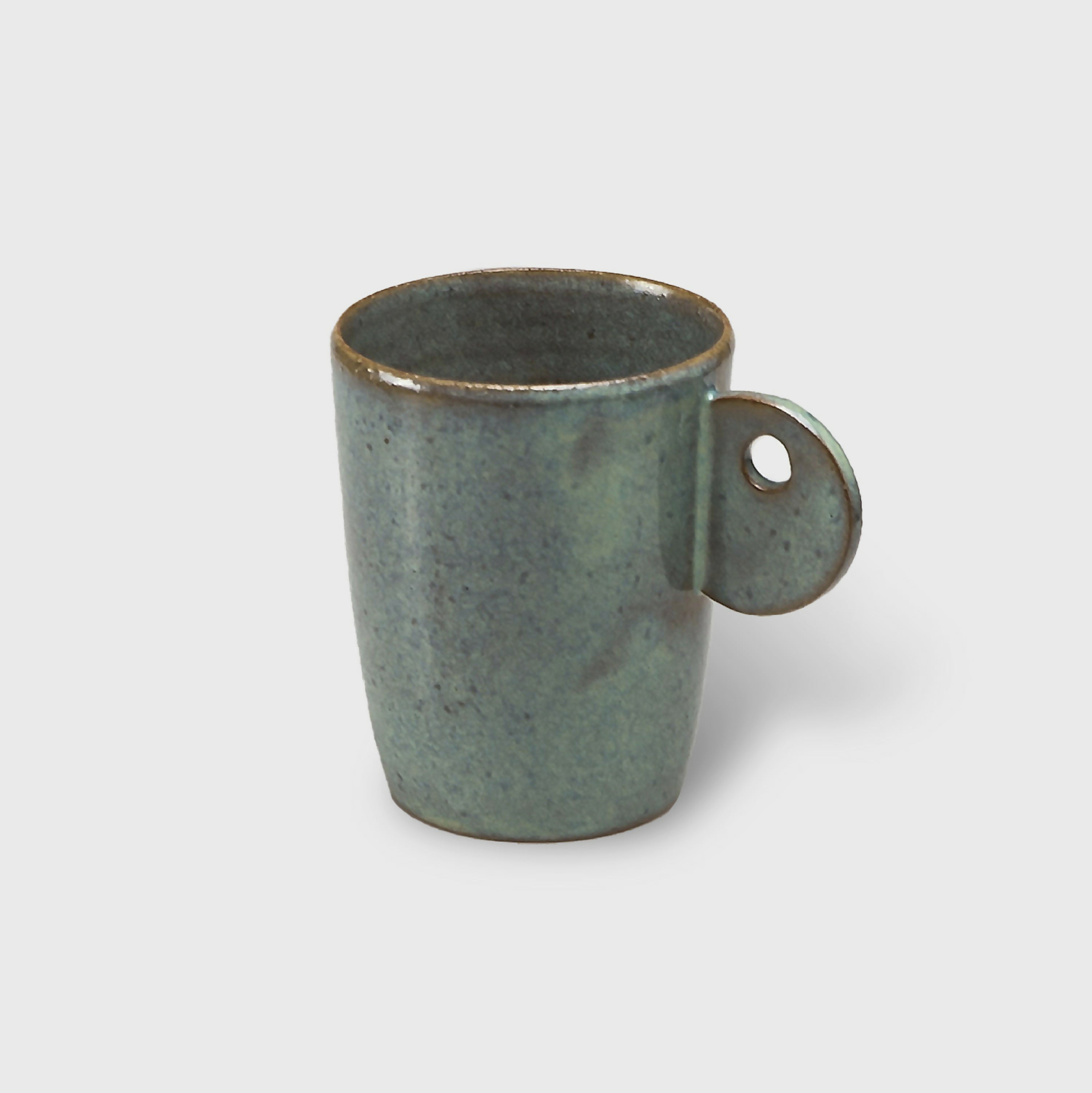 Sarlat turquoise Mug avec anse ronde | EMPREINTES Paris