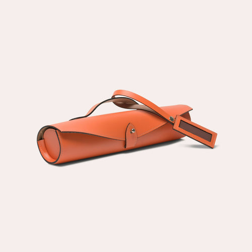 Trousse à feu en cuir orange | EMPREINTES Paris - EMPREINTES Paris