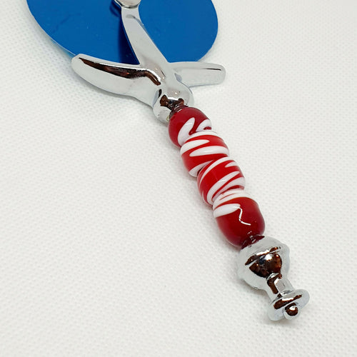 Roulette à pizza rouge et blanche - Epis de blé | EMPREINTES Paris - EMPREINTES Paris