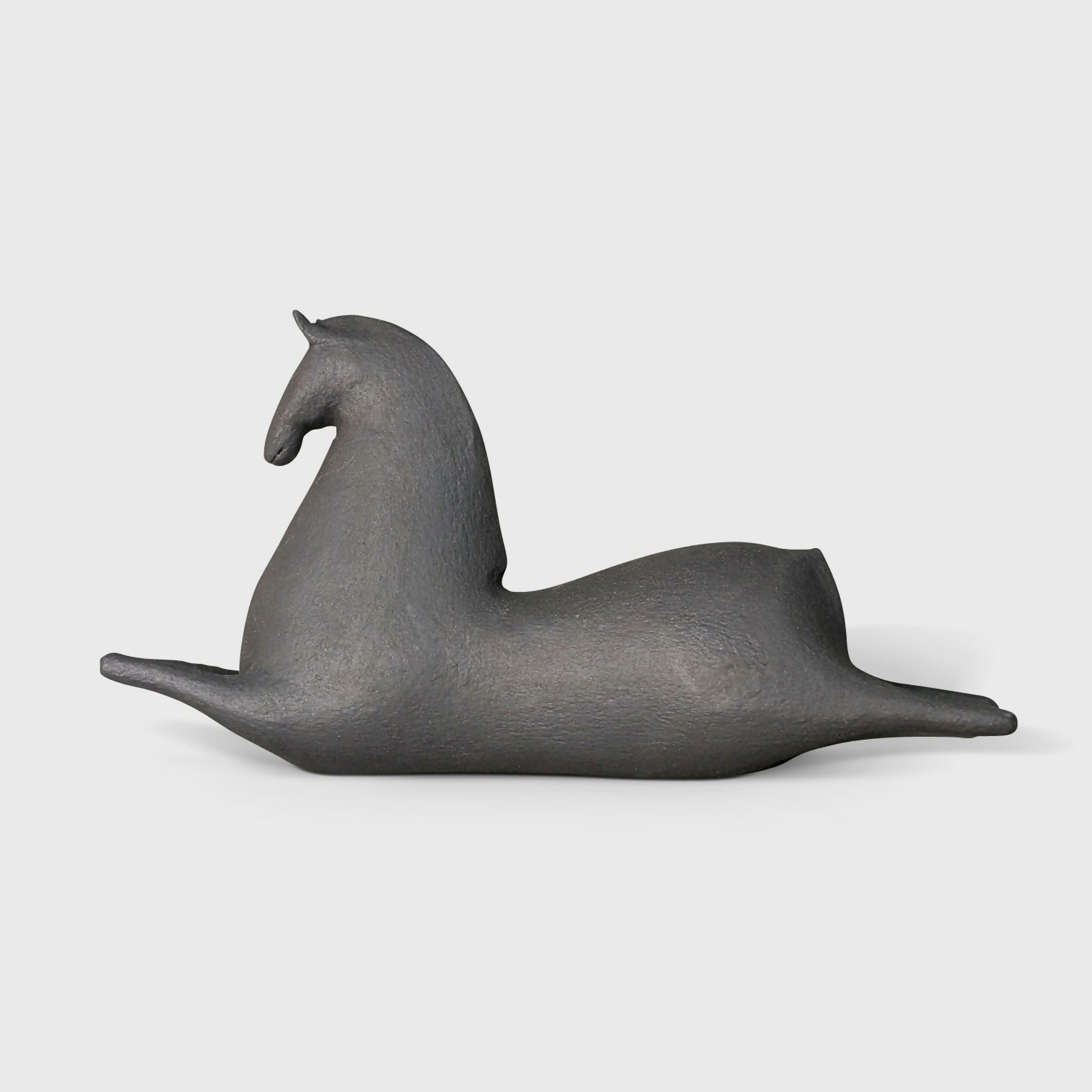 Sculpture Murale Mini Cheval III Noir 3 | EMPREINTES Paris