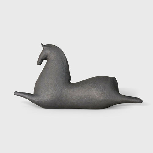 Sculpture Murale Mini Cheval III Noir 3 | EMPREINTES Paris - EMPREINTES Paris