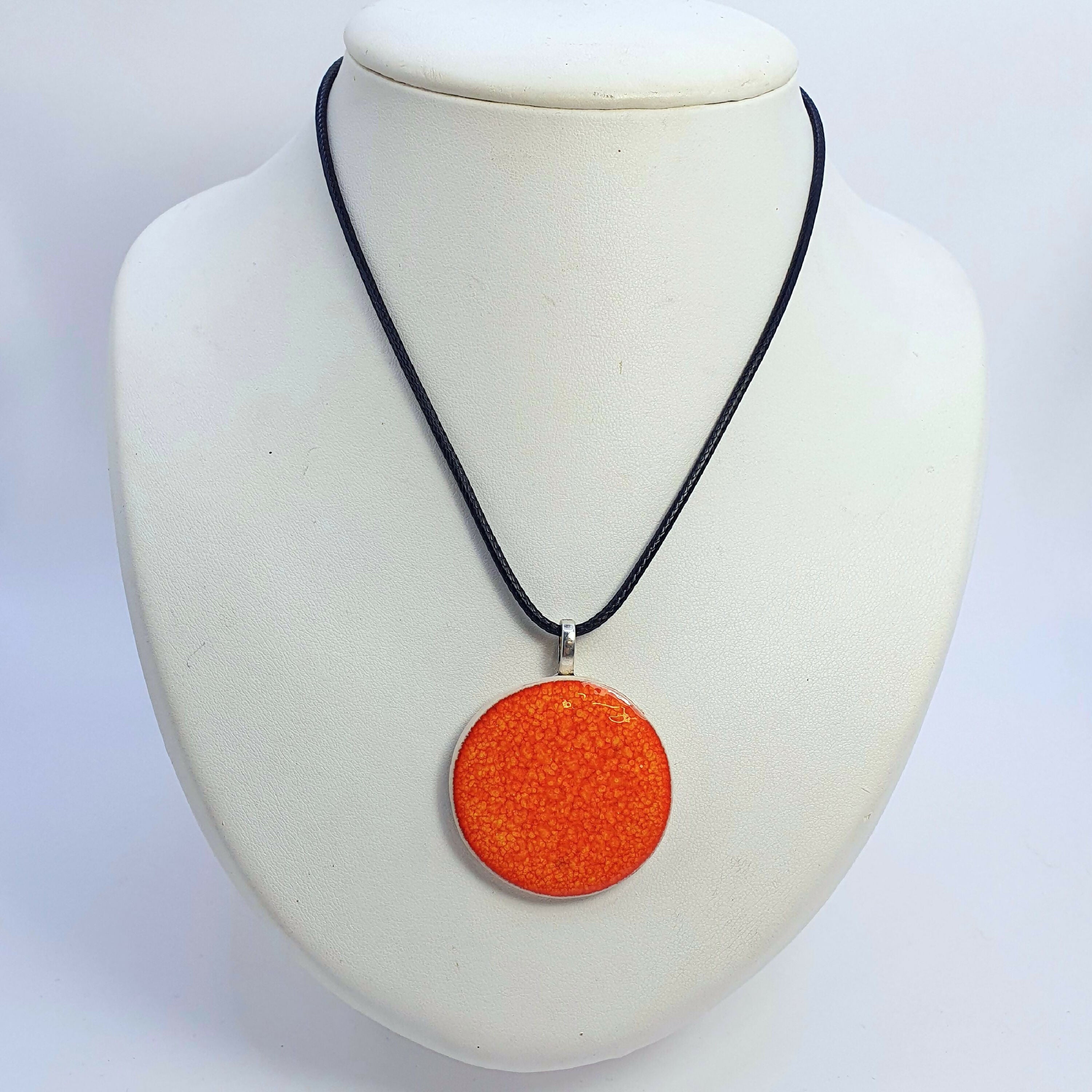 Pendentif coucher soleil en céramique fait main | EMPREINTES Paris