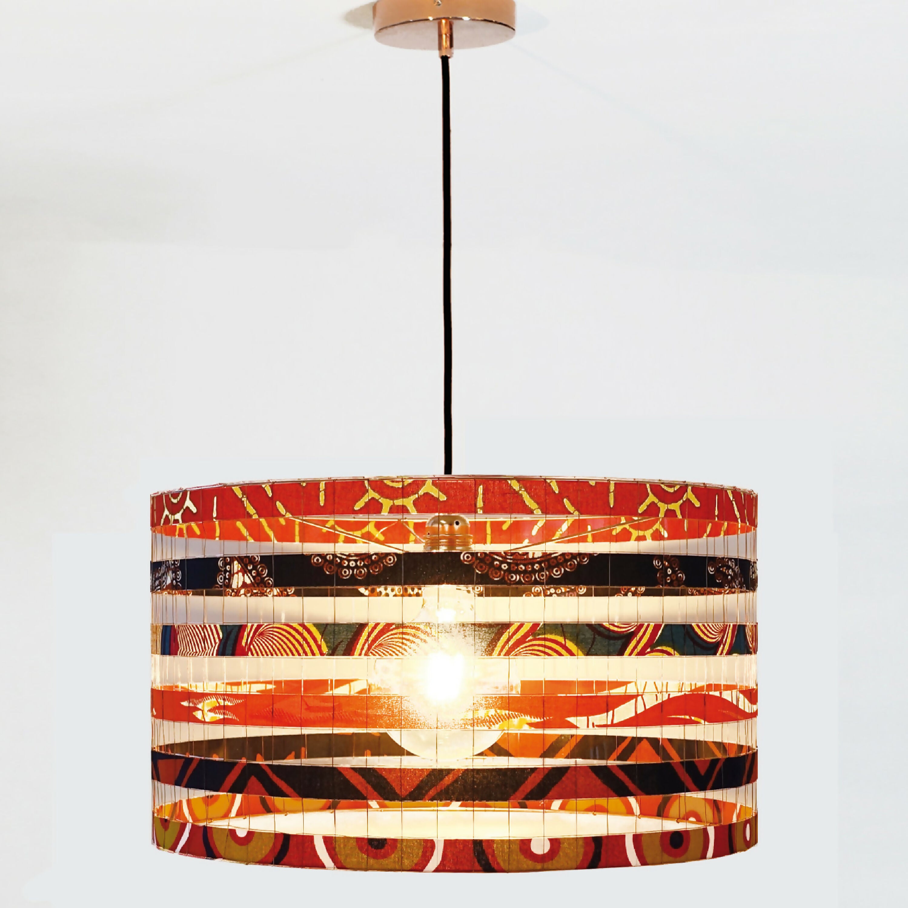 suspension_megawax_o50cm_brique_noir_petites_series_entre_illuminees | EMPREINTES Paris