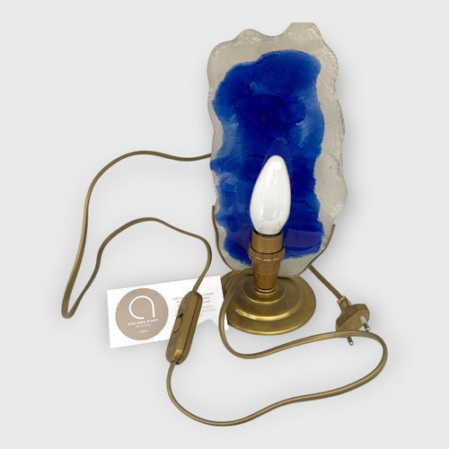 lampe poisson, marin, bleu, mer, decoration bleue, cadeau original, luminaire bleu, lumiere poisson | EMPREINTES Paris - EMPREINTES Paris