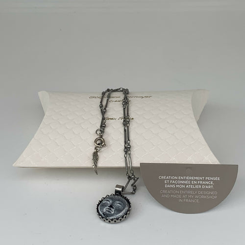 Collier noir et blanc visage7 | EMPREINTES Paris - EMPREINTES Paris