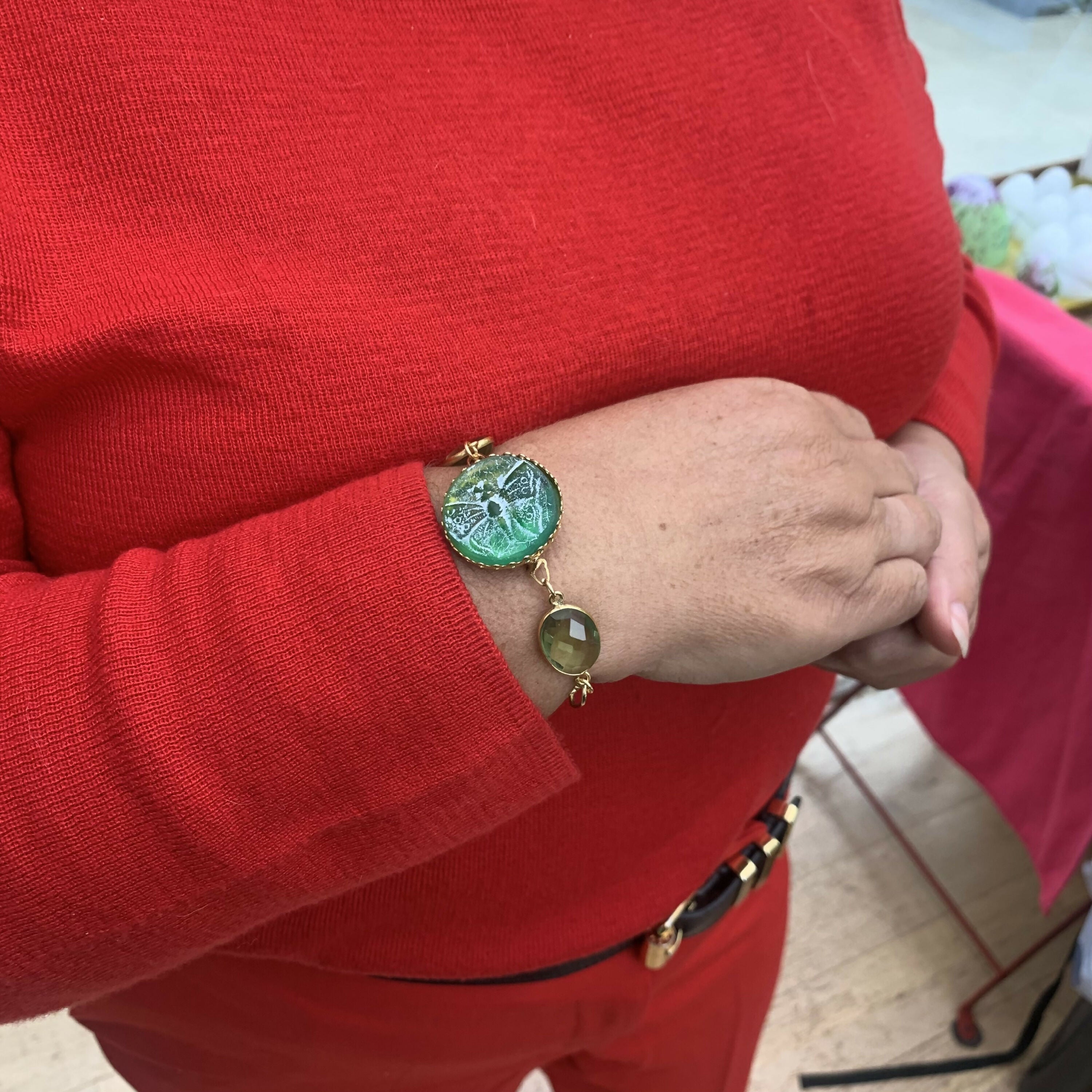 Bracelet vert papillon | EMPREINTES Paris