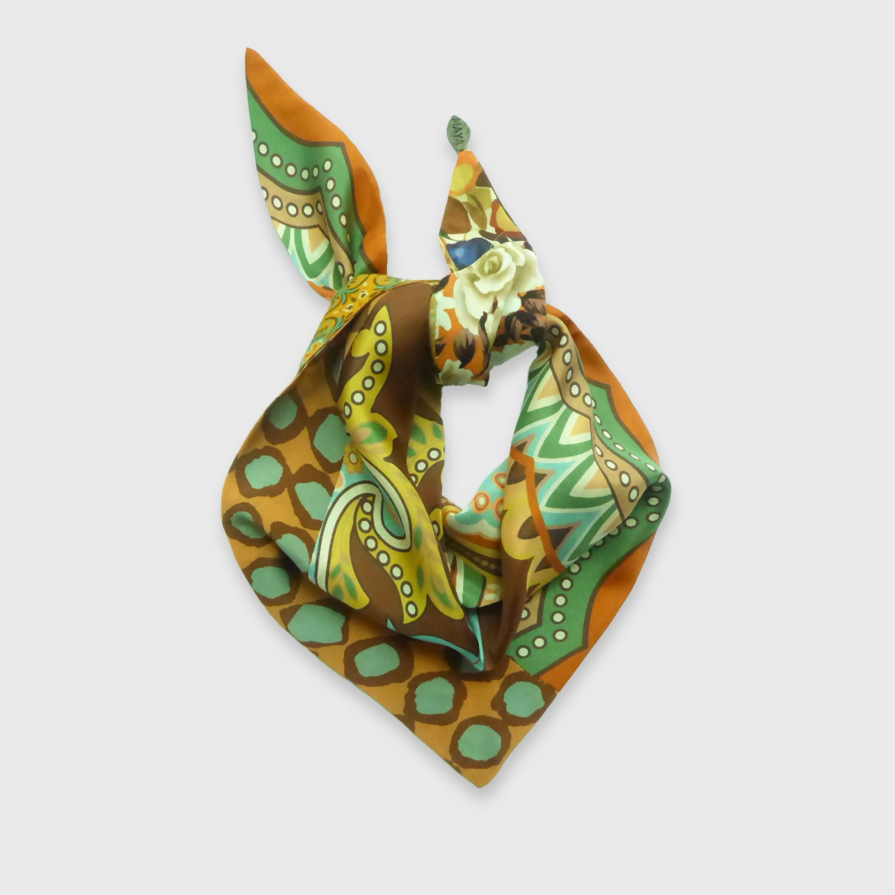 Foulard pointe soie- Cachemire flower | EMPREINTES Paris