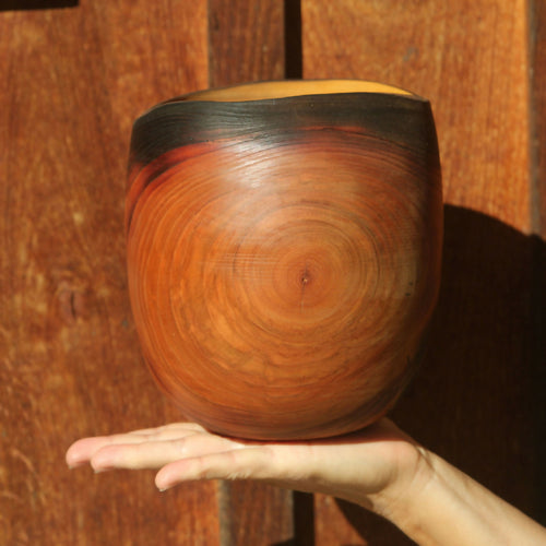 Pot en cerisier brûlé - Collection bois vert | EMPREINTES Paris - EMPREINTES Paris