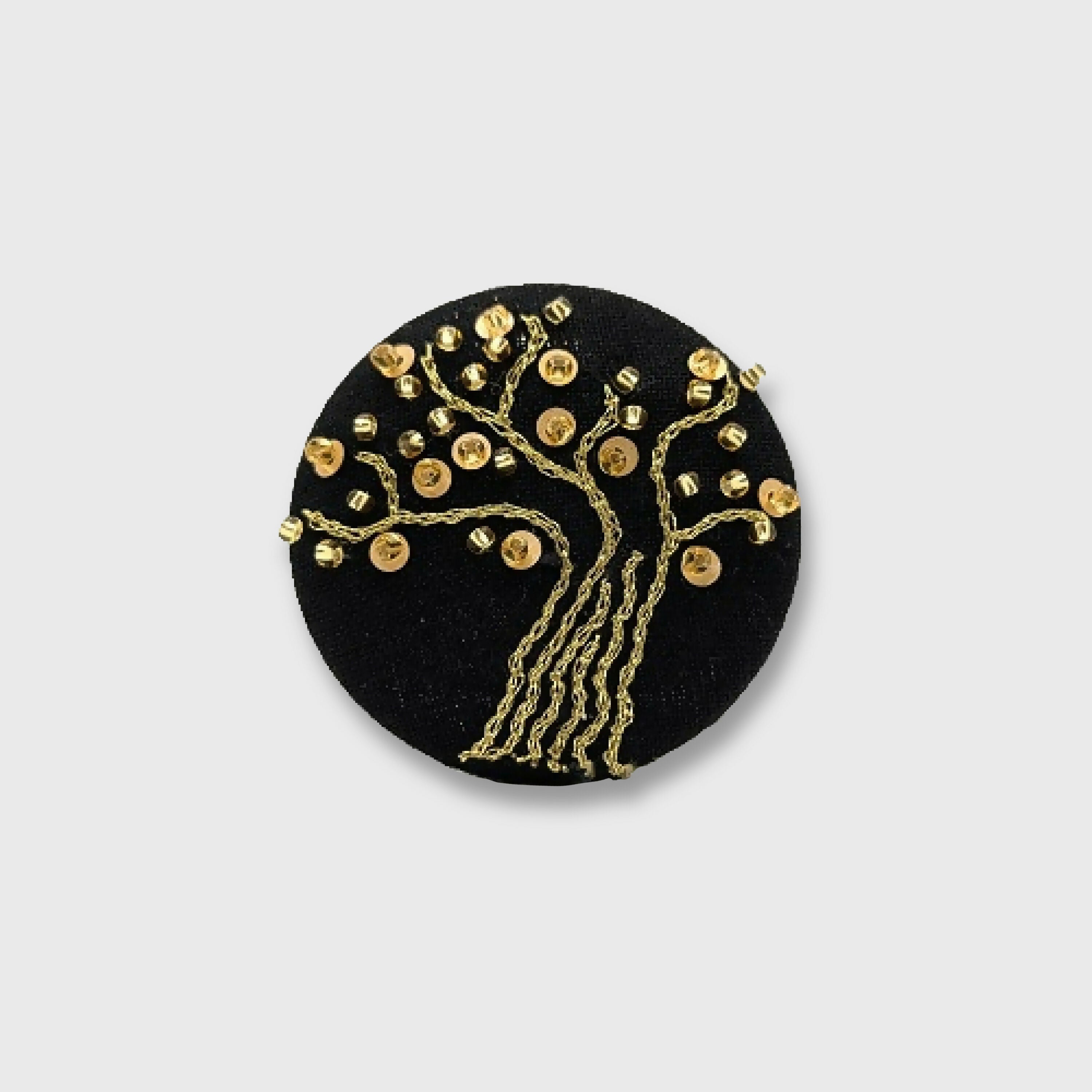 Broche aimantée Arbre Or | EMPREINTES Paris